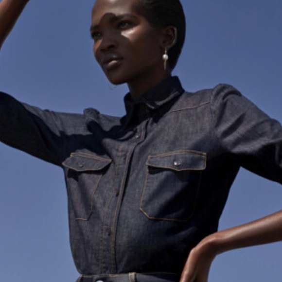 G. Label Goop Elise Denim Shirt - Picture 3 of 6